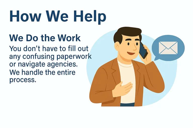 We do the work — we handle the entire process